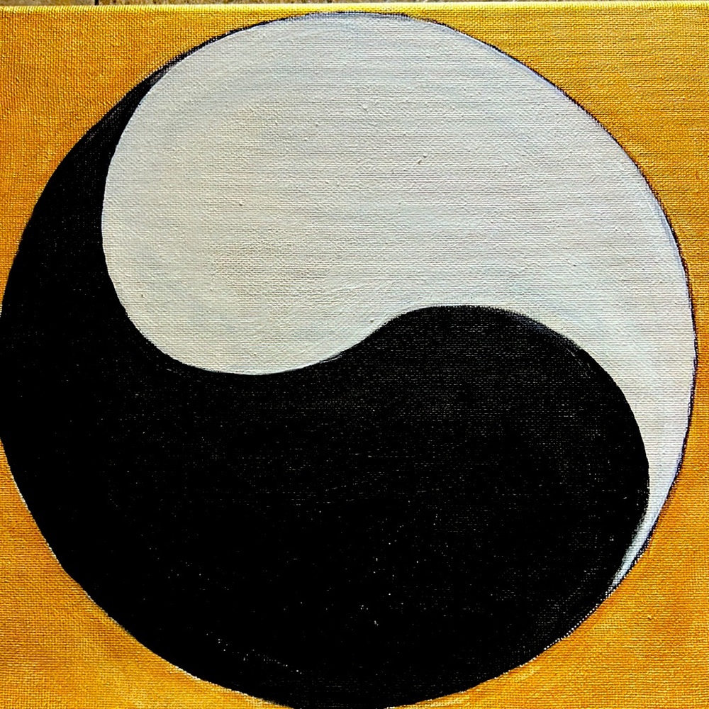 Yin Yang on canvas